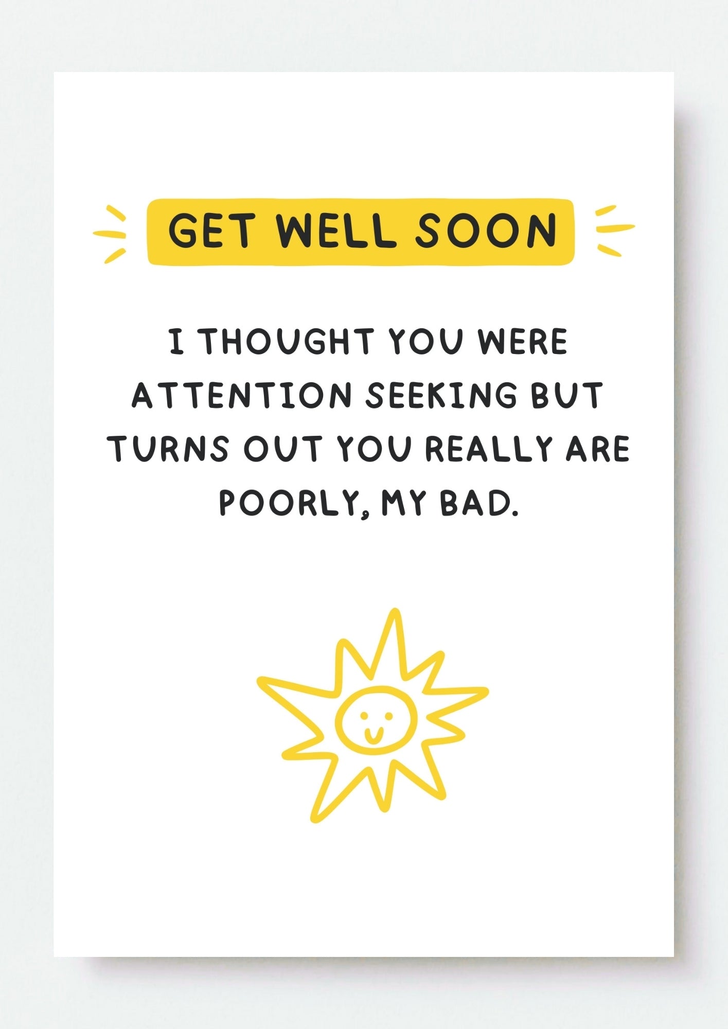 Get Well Soon Cards