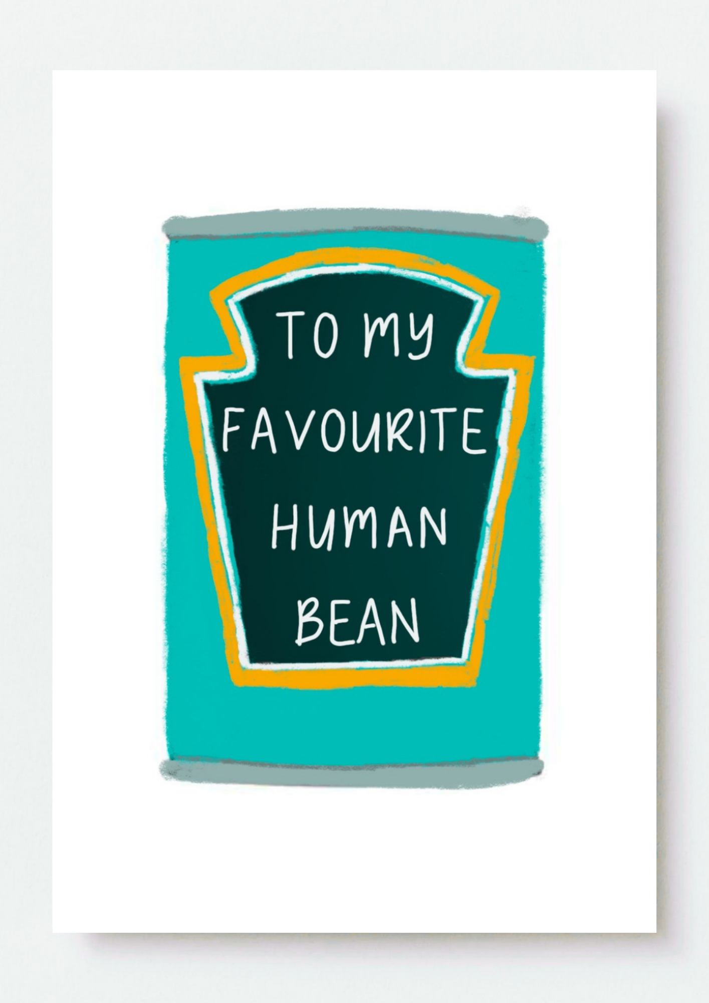 My Favourite Human Bean Card