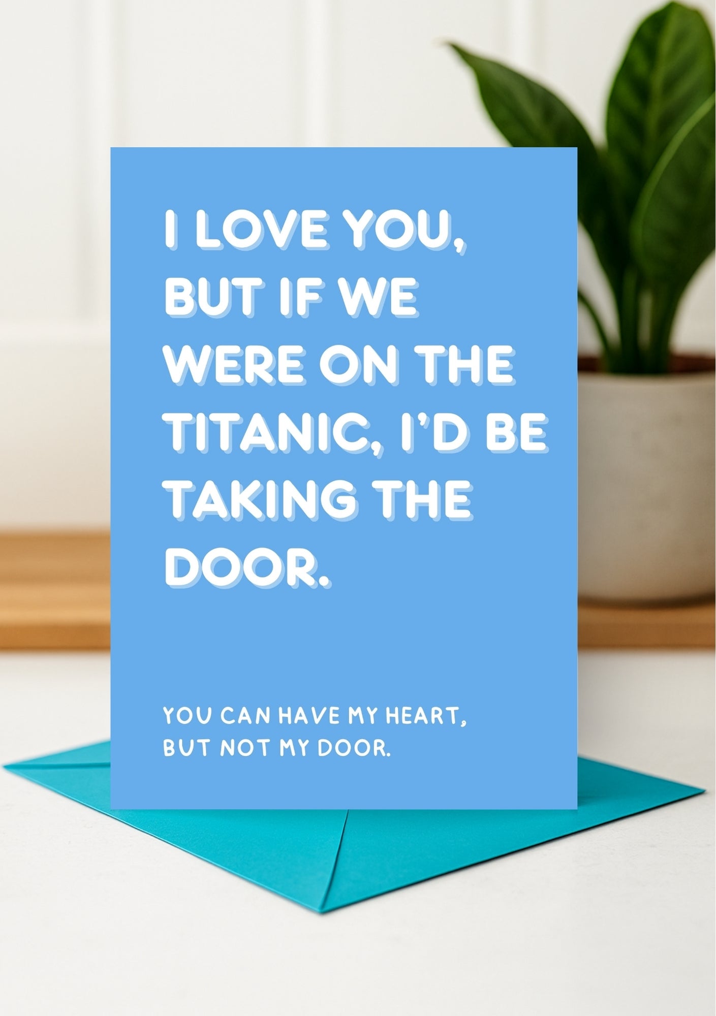 Cheeky Love Card - Titanic Jokes with a Twist